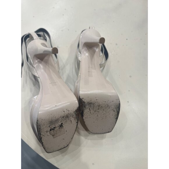 Authentic Saint Laurent Patent Leather Slingback Sandals - Picture 6 of 8